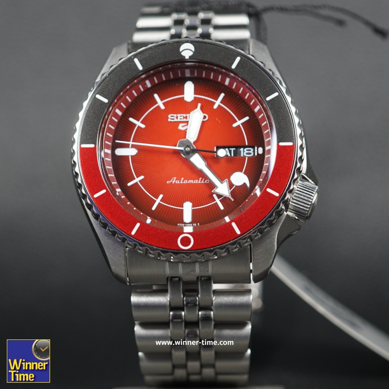 นาฬิกาSEIKO 5 SPORTS x NARUTO & BORUTO Limited Edition 6,500 Pcs.รุ่น SRPF67K1,SRPF67K,SRPF67,(SARADA)