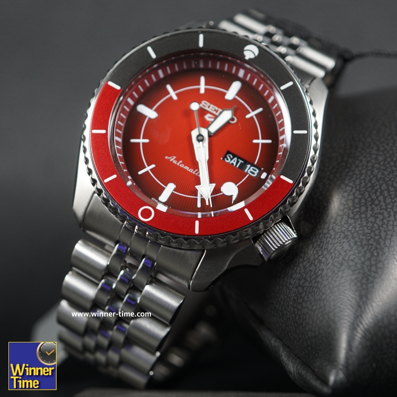 นาฬิกาSEIKO 5 SPORTS x NARUTO & BORUTO Limited Edition 6,500 Pcs.รุ่น SRPF67K1,SRPF67K,SRPF67,(SARADA)