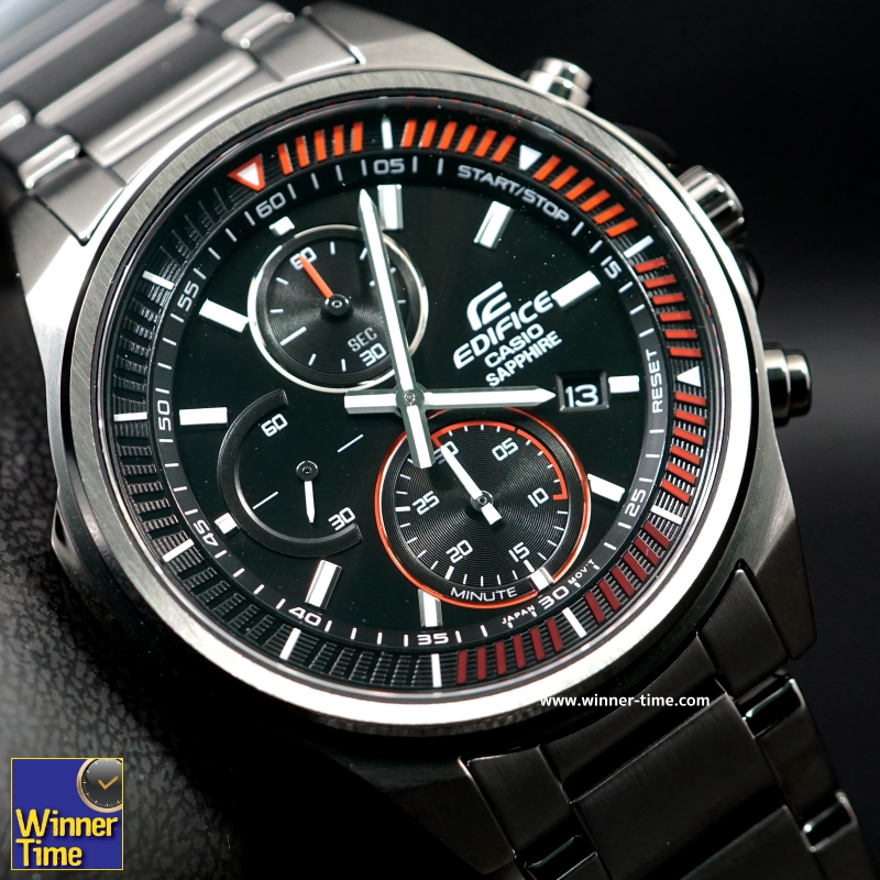 นาฬิกาCASIO EDIFICE สเตนเลสสตีลรมเทา รุ่น EFR-S572DC-1AV