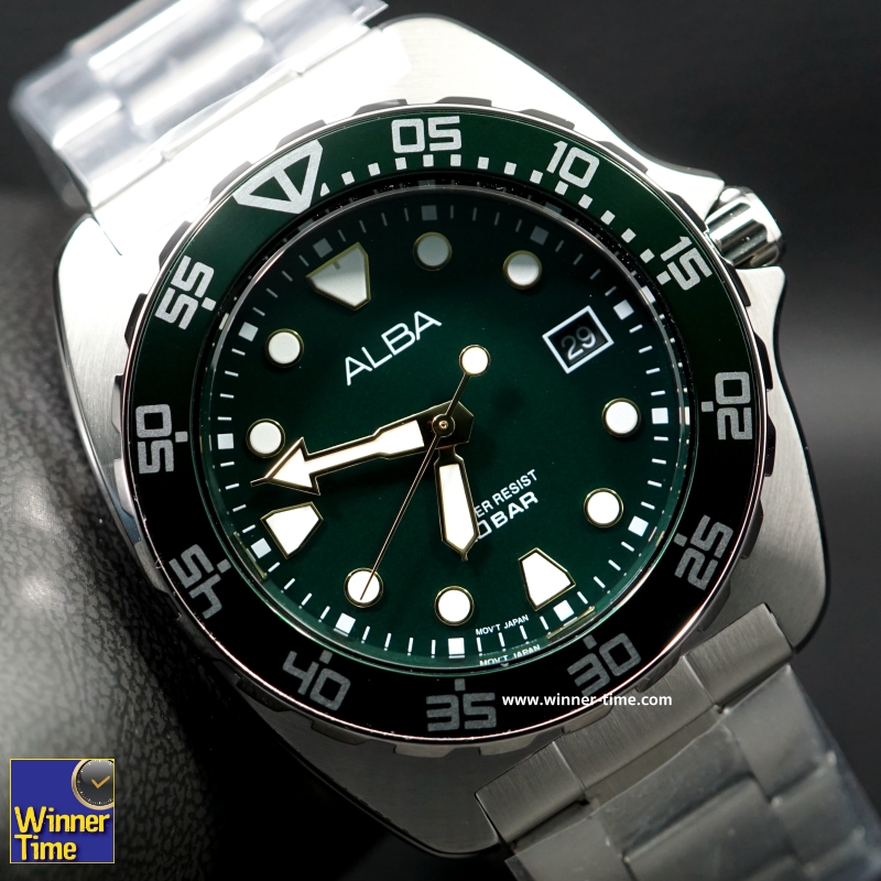 นาฬิกาข้อมือผู้ชาย ALBA Active Quartz รุ่น AS9M87X