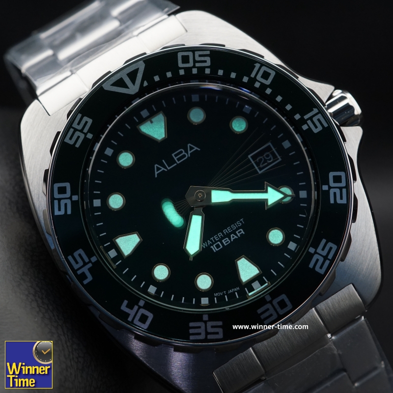นาฬิกาข้อมือผู้ชาย ALBA Active Quartz รุ่น AS9M87X