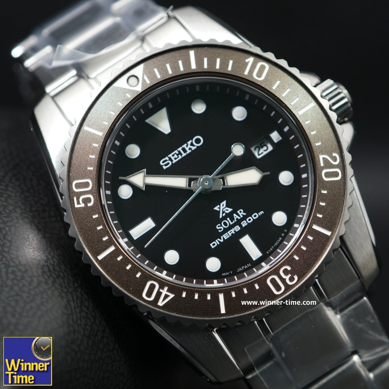 นาฬิกาSEIKO Prospex Compact Solar Scuba Diver รุ่น SNE571P1,SNE571P,SNE571(ขนาด 38.5m)ใส่ได้ทั้งชาย-หญิง