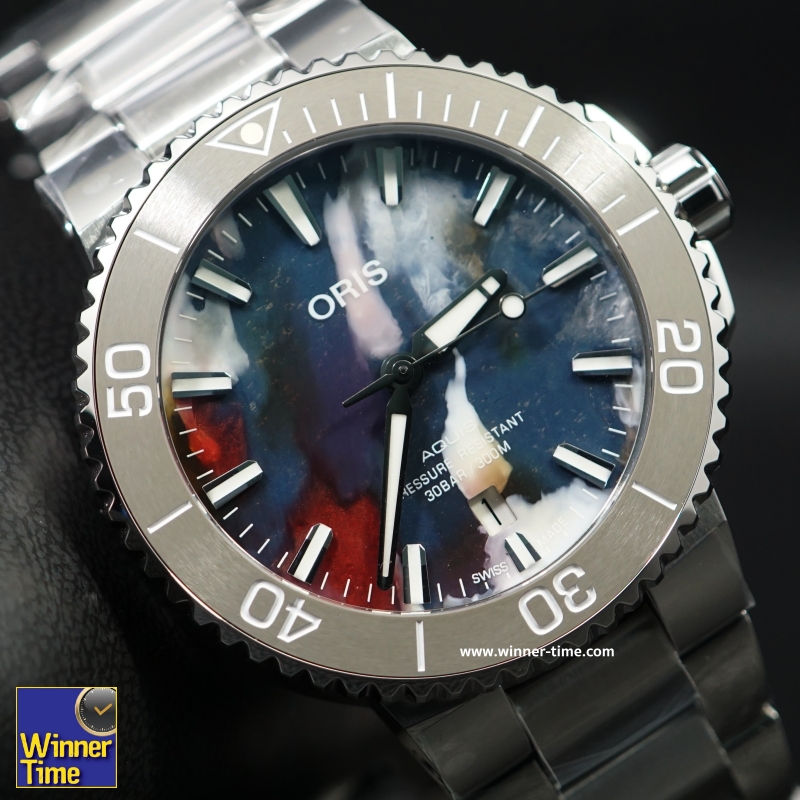 นาฬิกาORIS AQUIS DATE C Upcycle รุ่น 733 7766 4150-Set,73377664150-Set (NUMBER 3925595)