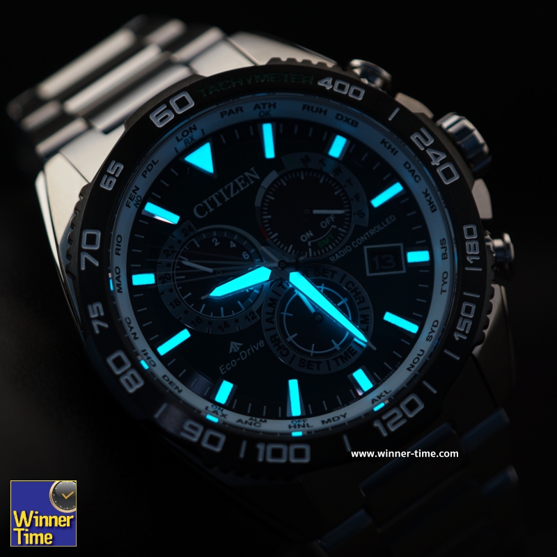 นาฬิกา Citizen Promaster Radio Controlled Chronograph Divers Eco-Drive รุ่น CB5034-91W