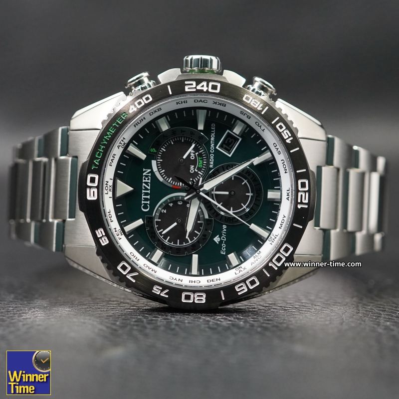 นาฬิกา Citizen Promaster Radio Controlled Chronograph Divers Eco-Drive รุ่น CB5034-91W