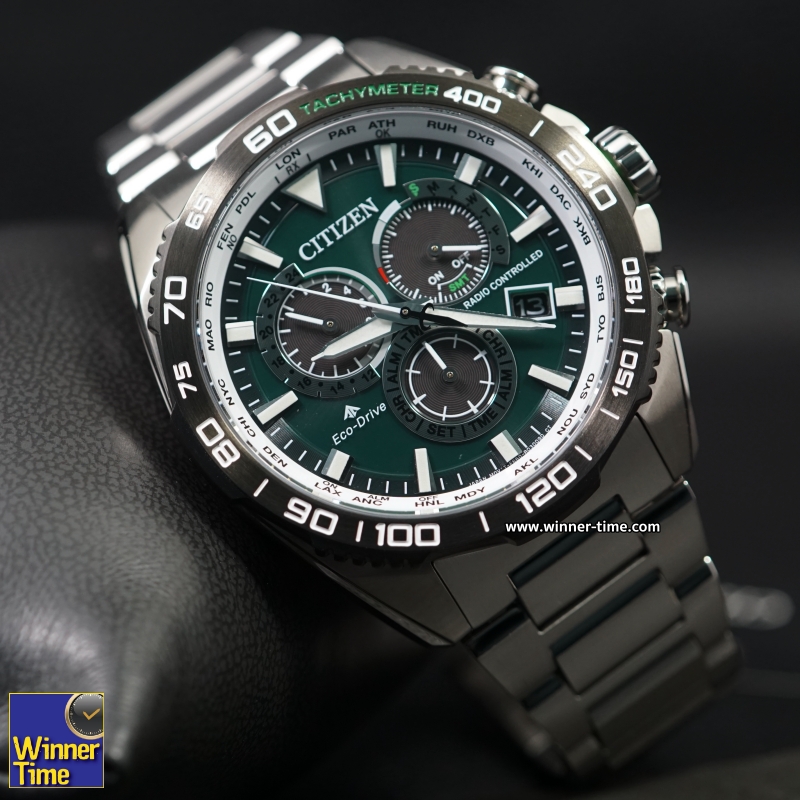 นาฬิกา Citizen Promaster Radio Controlled Chronograph Divers Eco-Drive รุ่น CB5034-91W