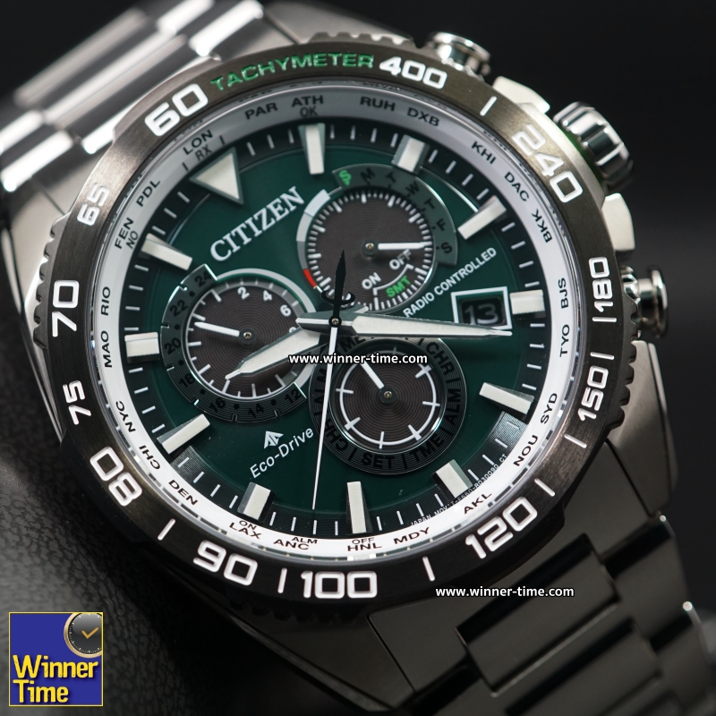 นาฬิกา Citizen Promaster Radio Controlled Chronograph Divers Eco-Drive รุ่น CB5034-91W
