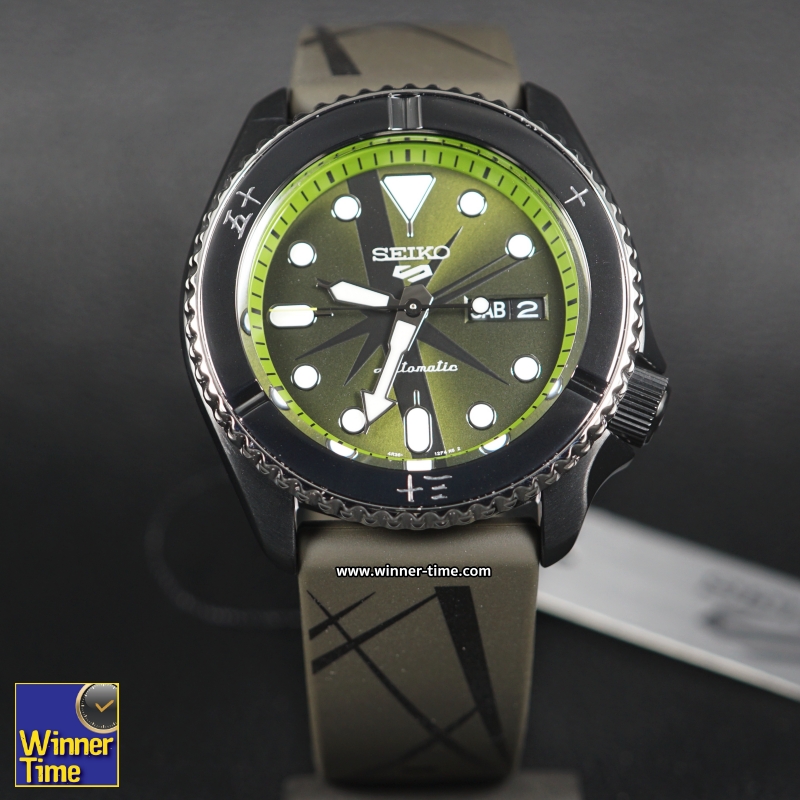 นาฬิกาSeiko 5 Sports ONE PIECE Limited Edition (ZORO) รุ่น SRPH67K1,SRPH67K,SRPH67