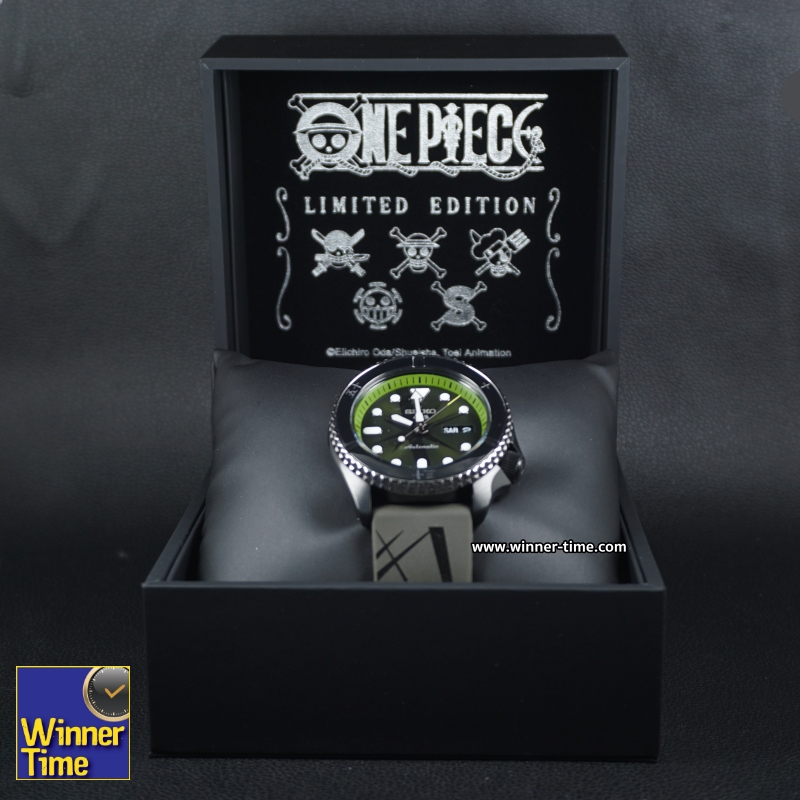 นาฬิกาSeiko 5 Sports ONE PIECE Limited Edition (ZORO) รุ่น SRPH67K1,SRPH67K,SRPH67