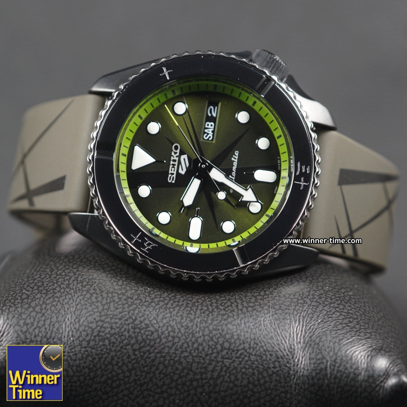 นาฬิกาSeiko 5 Sports ONE PIECE Limited Edition (ZORO) รุ่น SRPH67K1,SRPH67K,SRPH67