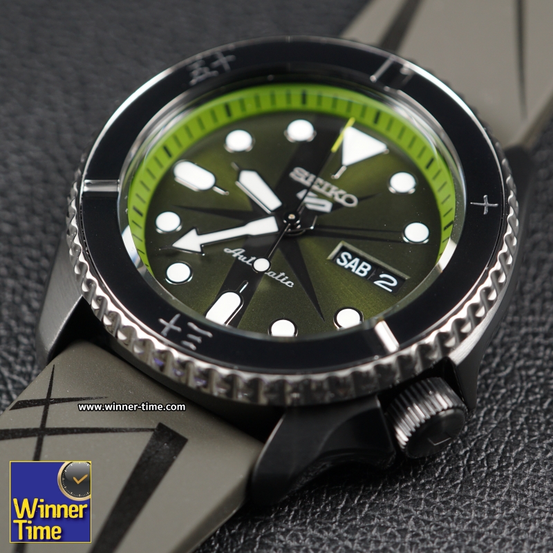 นาฬิกาSeiko 5 Sports ONE PIECE Limited Edition (ZORO) รุ่น SRPH67K1,SRPH67K,SRPH67