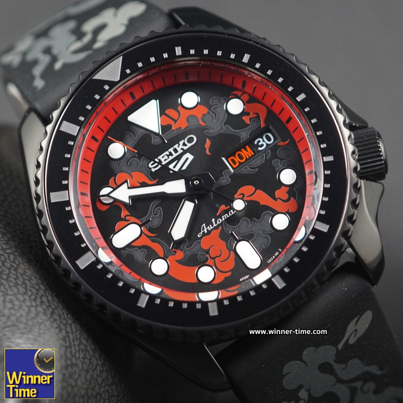 นาฬิกาSeiko 5 Sports ONE PIECE Limited Edition  (LUFFY) รุ่น SRPH65K1,SRPH65K,SRPH65