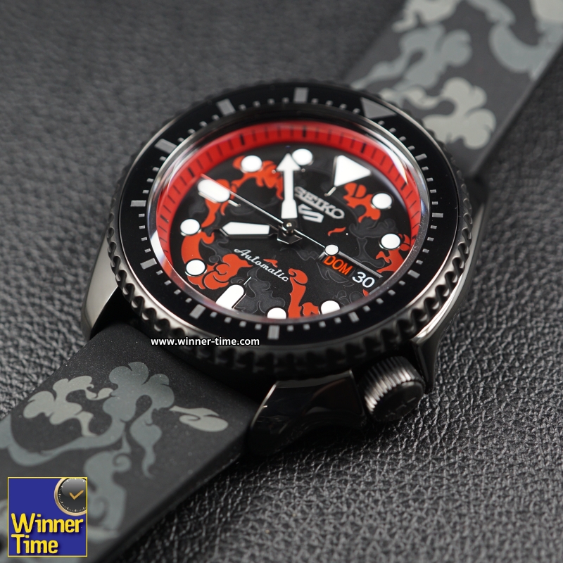 นาฬิกาSeiko 5 Sports ONE PIECE Limited Edition  (LUFFY) รุ่น SRPH65K1,SRPH65K,SRPH65
