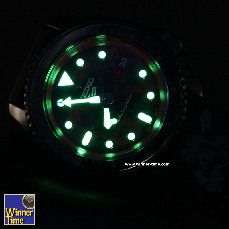 นาฬิกาSeiko 5 Sports ONE PIECE Limited Edition  (LUFFY) รุ่น SRPH65K1,SRPH65K,SRPH65