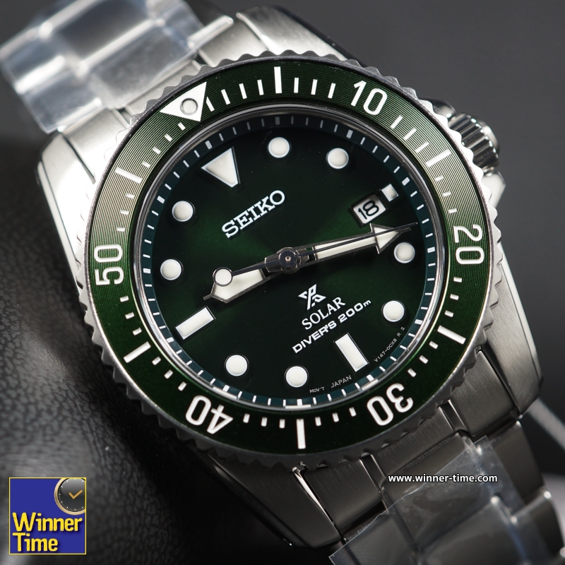 นาฬิกาSEIKO Prospex Compact Solar Scuba Diver รุ่น SNE583P1,SNE583P,SNE583(ขนาด 38.5m)