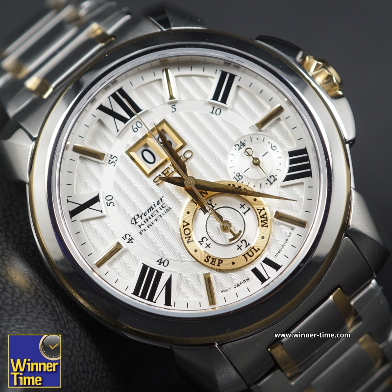 นาฬิกา SEIKO Premier Kinetic PERPETUAL CALENDAR รุ่น SNP152P1,SNP152P,SNP152