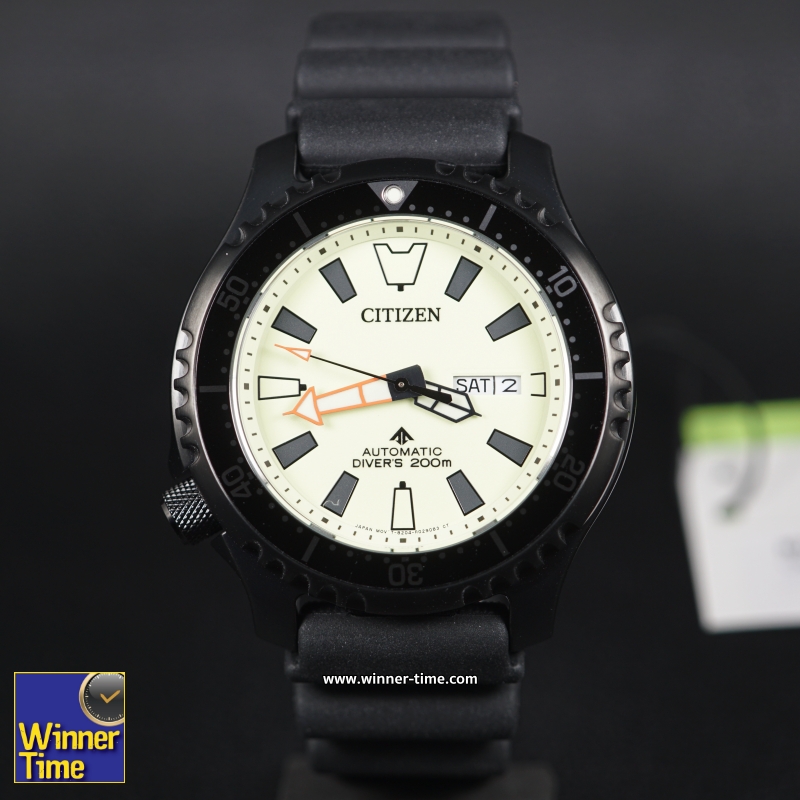 นาฬิกา Citizen Promaster Fugu 4th Gen.  Automatic Divers 200M Sapphire Glass Full Lume Dial Asia Limited Edition 1,989 PCs Rubber Strap Watch รุ่น NY0138-14X