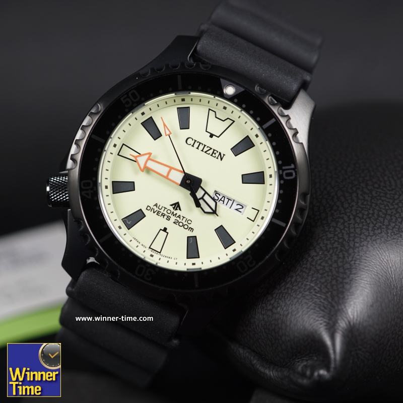 นาฬิกา Citizen Promaster Fugu 4th Gen.  Automatic Divers 200M Sapphire Glass Full Lume Dial Asia Limited Edition 1,989 PCs Rubber Strap Watch รุ่น NY0138-14X