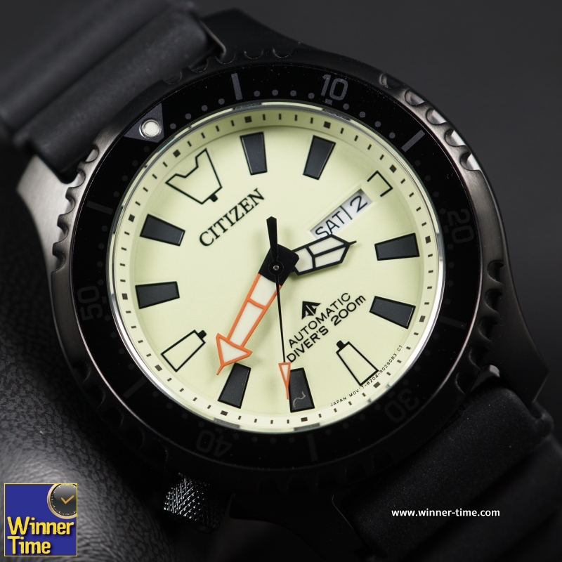 นาฬิกา Citizen Promaster Fugu 4th Gen.  Automatic Divers 200M Sapphire Glass Full Lume Dial Asia Limited Edition 1,989 PCs Rubber Strap Watch รุ่น NY0138-14X
