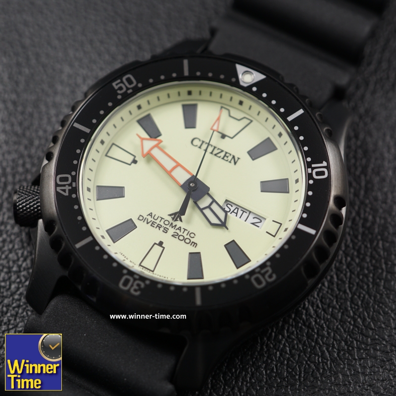 นาฬิกา Citizen Promaster Fugu 4th Gen.  Automatic Divers 200M Sapphire Glass Full Lume Dial Asia Limited Edition 1,989 PCs Rubber Strap Watch รุ่น NY0138-14X
