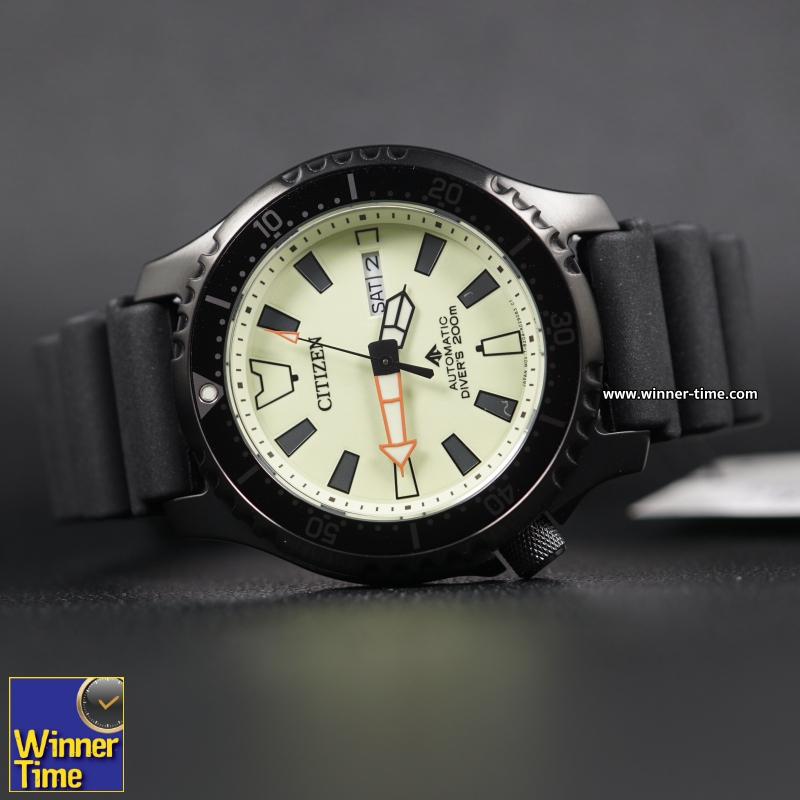 นาฬิกา Citizen Promaster Fugu 4th Gen.  Automatic Divers 200M Sapphire Glass Full Lume Dial Asia Limited Edition 1,989 PCs Rubber Strap Watch รุ่น NY0138-14X