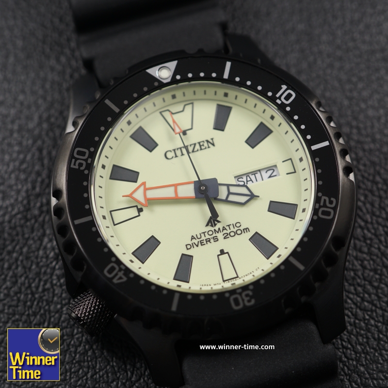 นาฬิกา Citizen Promaster Fugu 4th Gen.  Automatic Divers 200M Sapphire Glass Full Lume Dial Asia Limited Edition 1,989 PCs Rubber Strap Watch รุ่น NY0138-14X