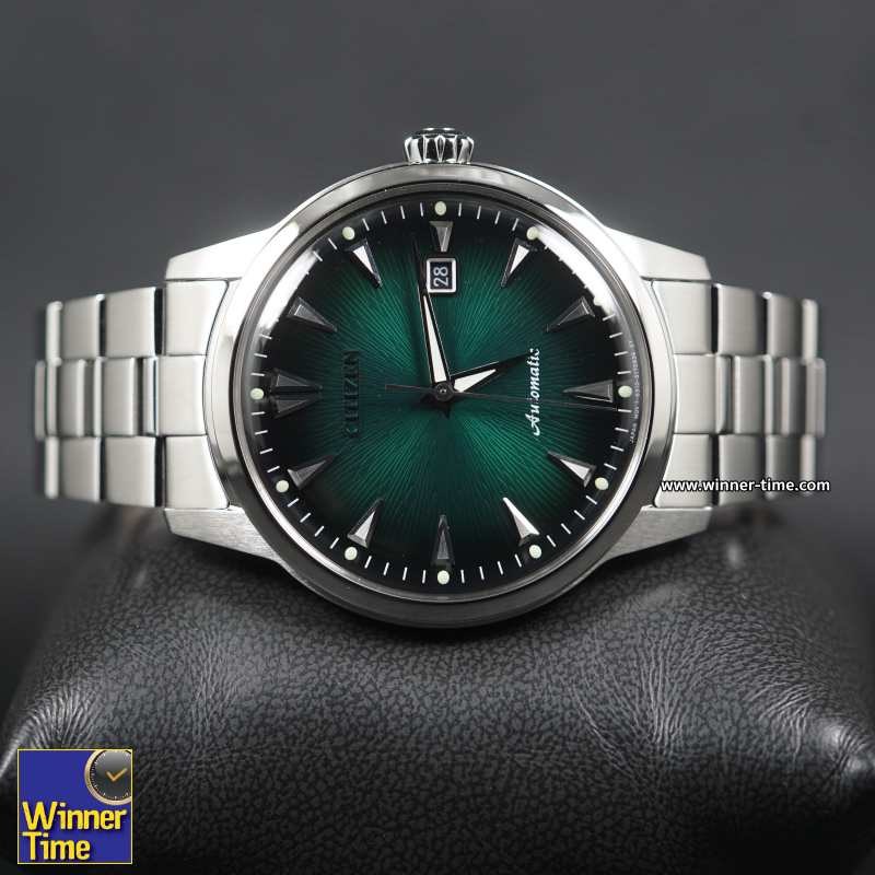 นาฬิกาCITIZEN KUROSHIO'64 SERIES AUTOMATIC GREEN DIAL STAINLESS STEEL MEN'S WATCH - ASIA LIMITED EDITION MODEL 1959 PCS รุ่น NK0007-88X