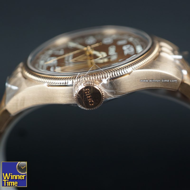 นาฬิกาORIS BIG CROWN POINTER DATE BRONZE รุ่น 01 754 7741 3166 07 8 20 01