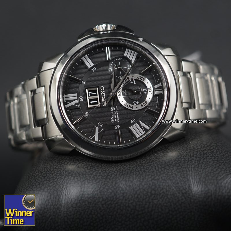 นาฬิกาข้อมือ Seiko Premier Kinetic Perpetual Calendar รุ่น SNP141,SNP141P1,SNP141P