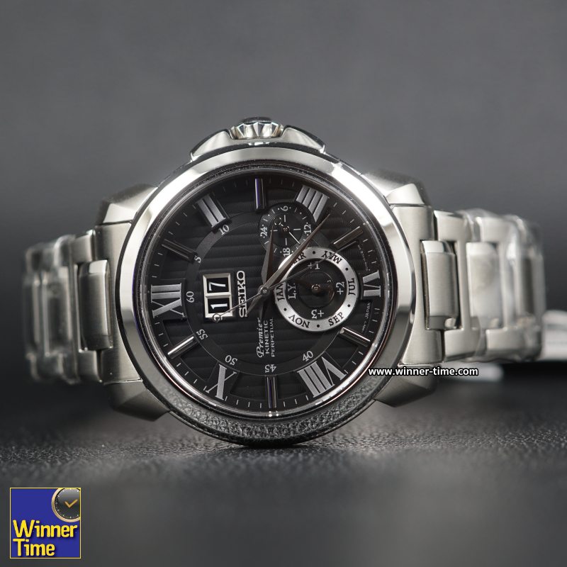 นาฬิกาข้อมือ Seiko Premier Kinetic Perpetual Calendar รุ่น SNP141,SNP141P1,SNP141P