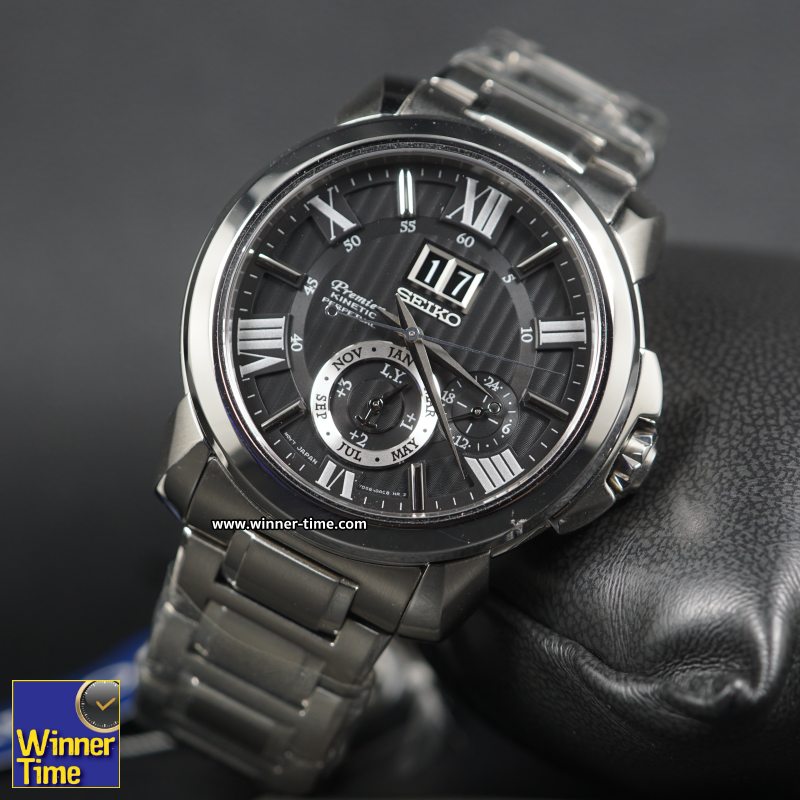 นาฬิกาข้อมือ Seiko Premier Kinetic Perpetual Calendar รุ่น SNP141,SNP141P1,SNP141P