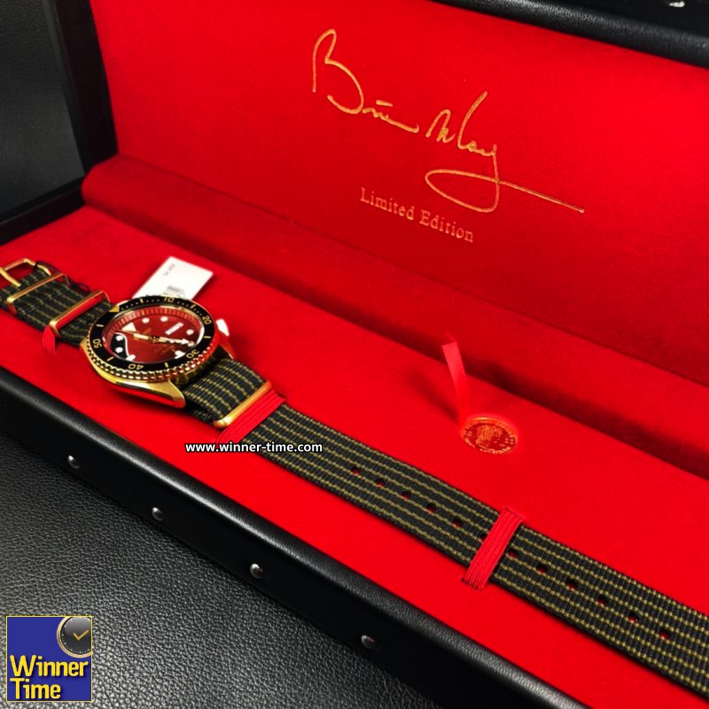 นาฬิกาSeiko 5 Sports Brian May Limited Edition of 12500 รุ่น SRPH80K1,SRPH80K,SRPH80