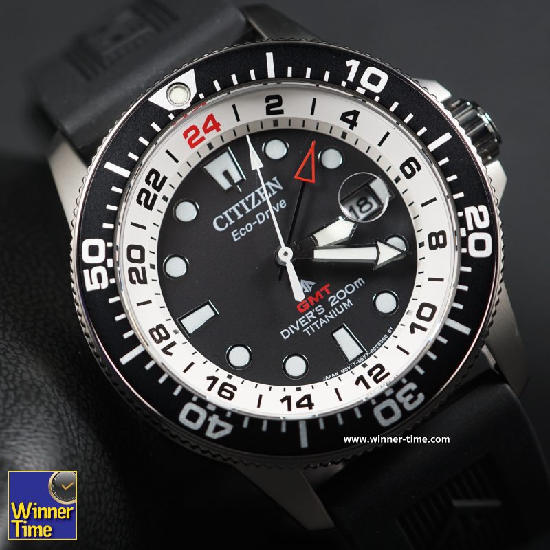 นาฬิกา CITIZEN PROMASTER 200M GMT Diver รุ่น BJ7110-11E