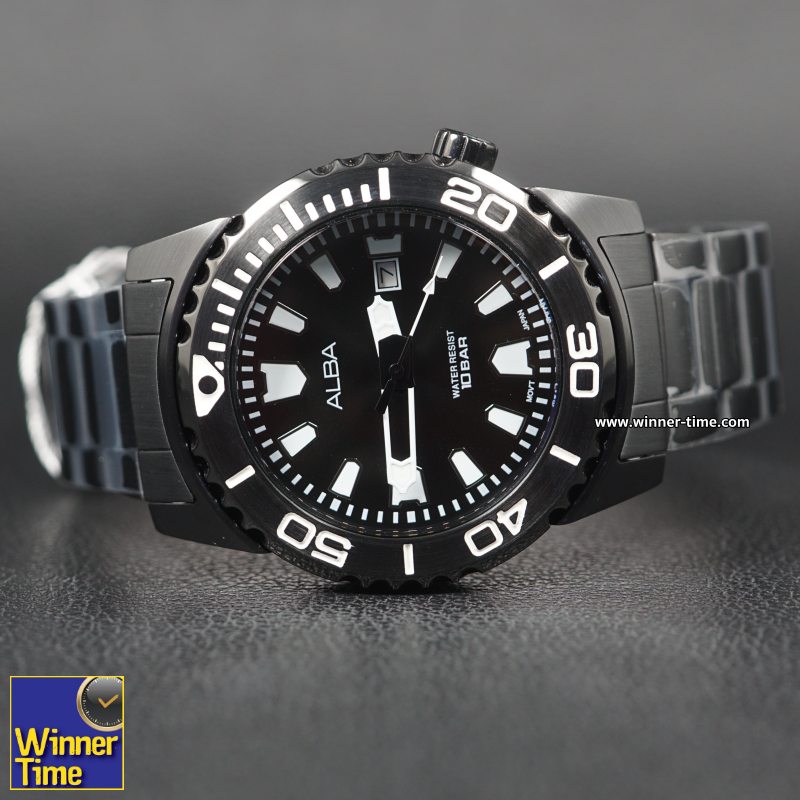 นาฬิกาALBA Active Quartz รุ่น AG8M01X (ALBA BLACK MONSTER)