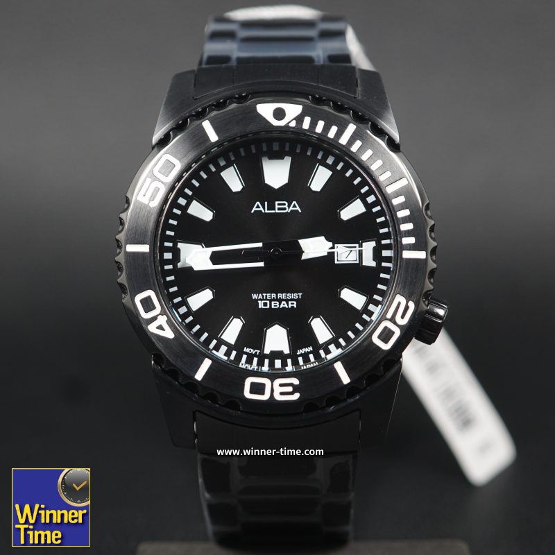 นาฬิกาALBA Active Quartz รุ่น AG8M01X (ALBA BLACK MONSTER)