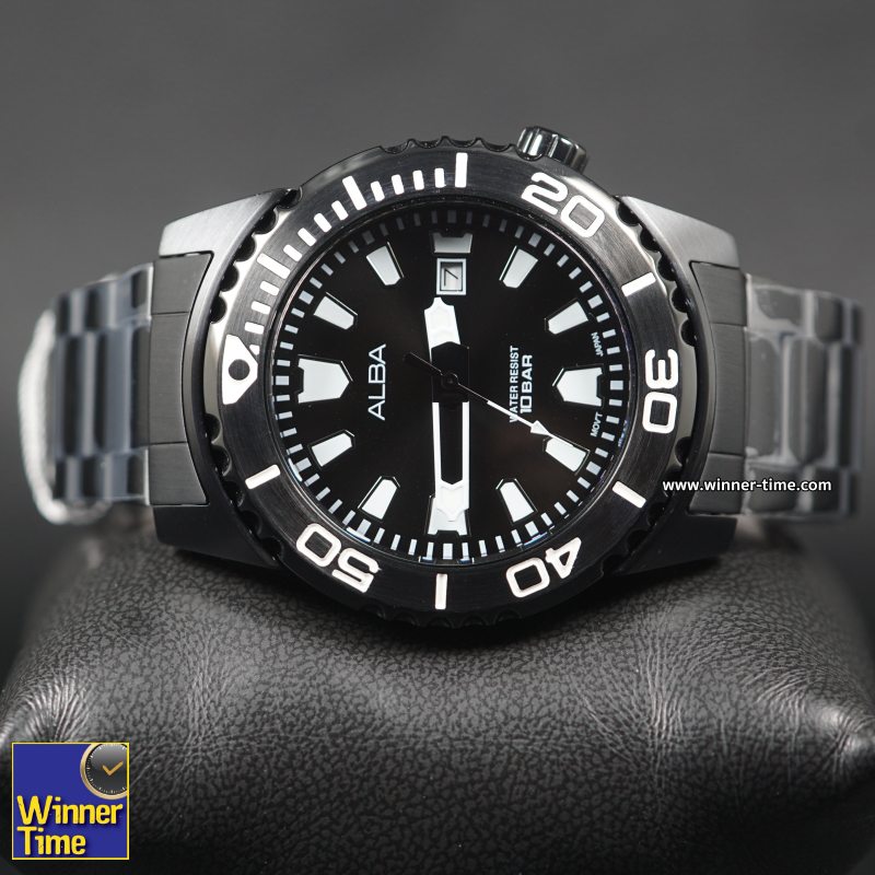 นาฬิกาALBA Active Quartz รุ่น AG8M01X (ALBA BLACK MONSTER)
