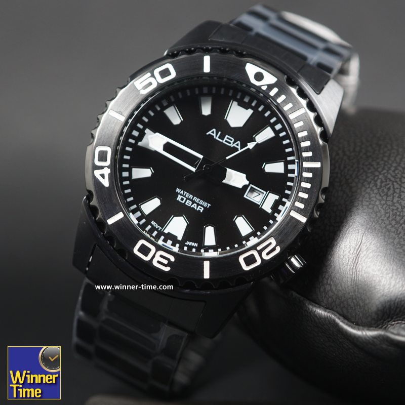 นาฬิกาALBA Active Quartz รุ่น AG8M01X (ALBA BLACK MONSTER)