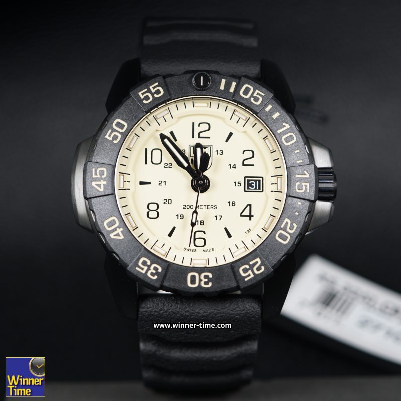 นาฬิกา LUMINOX Navy Seal Lm3251.cbnsf.set Black Rubber Strap Men Watch รุ่น XS.3251.CBNSF.SET