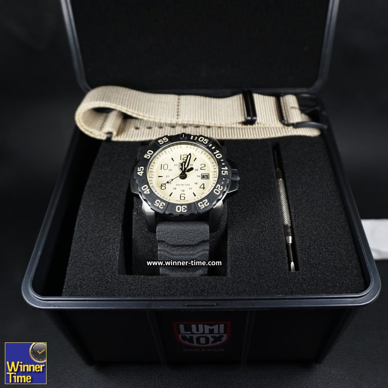 นาฬิกา LUMINOX Navy Seal Lm3251.cbnsf.set Black Rubber Strap Men Watch รุ่น XS.3251.CBNSF.SET