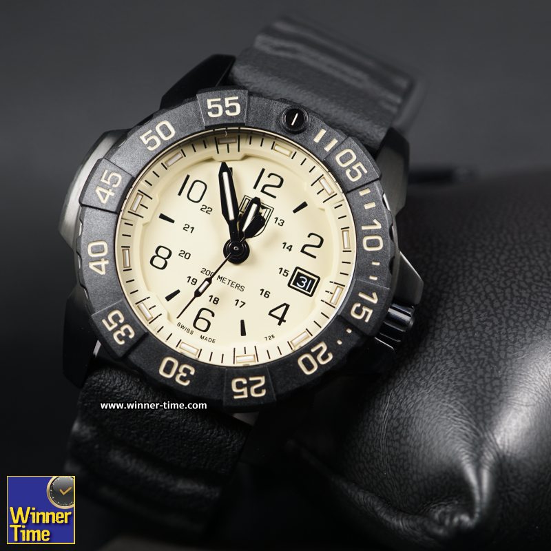 นาฬิกา LUMINOX Navy Seal Lm3251.cbnsf.set Black Rubber Strap Men Watch รุ่น XS.3251.CBNSF.SET