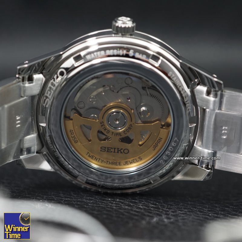 นาฬิกา SEIKO PRESAGE Style 60's Display Date Automatic รุ่น SRPH93J1,SRPH93J,SRPH93
