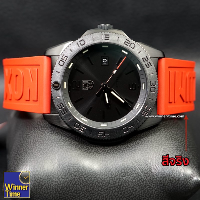 นาฬิกา LUMINOX Pacific Diver Rubber Strap รุ่น XS.3121.BO.RF (สายสีแดง)