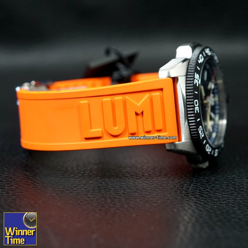 นาฬิกา LUMINOX Pacific Diver Rubber Strap รุ่น XS.3123.RF (สายสีส้ม)