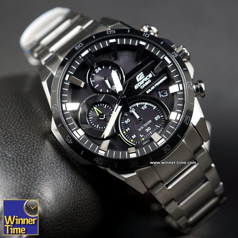 นาฬิกาCasio Edifice Smartphone Link Chronograph Analog Solar Poweredi รุ่น EQS-940DB-1A