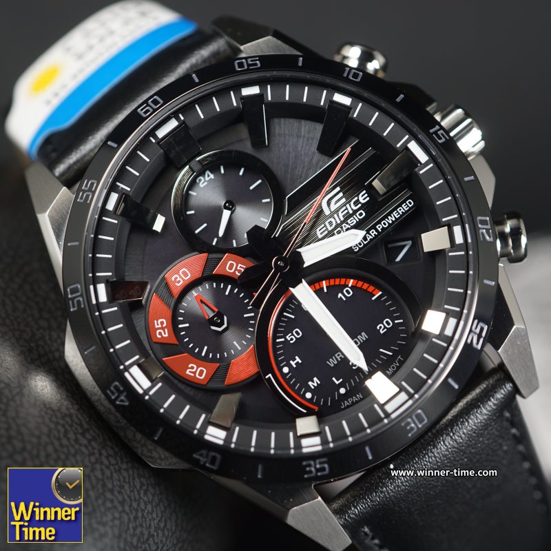 นาฬิกาCASIO EDIFICE CHRONOGRAPHโครโนกราฟพลังงานแสงอาทิตย์ รุ่น EQS-940BL-1AV