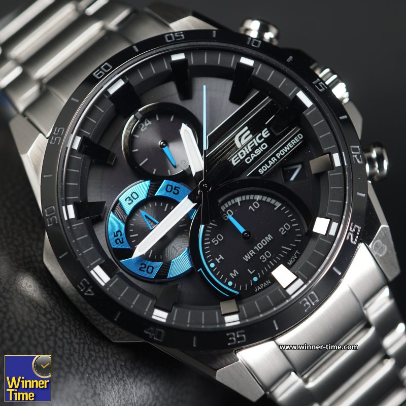 นาฬิกาCASIO EDIFICE โครโนกราฟพลังงานแสงอาทิตย์ รุ่น EQS-940DB-1BV