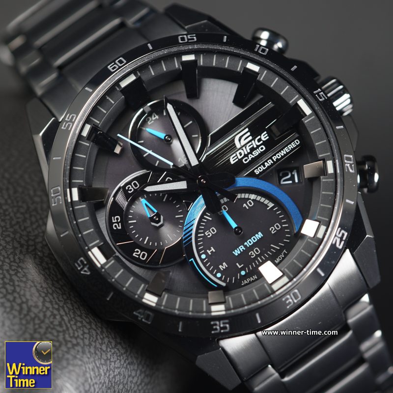 นาฬิกาCASIO EDIFICE โครโนกราฟพลังงานแสงอาทิตย์ รุ่น EQS-940DC-1BV