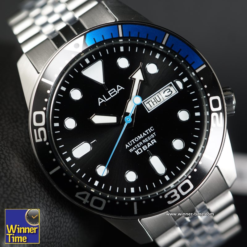 นาฬิกาข้อมือผู้ชาย ALBA AUTOMATIC รุ่น AL4195X,AL4195
