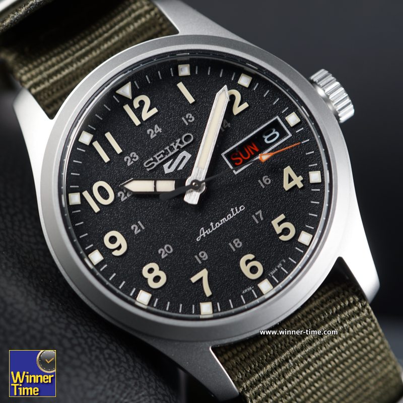 นาฬิกาSEIKO NEW 5 SPORTS AUTOMATIC 36mm รุ่น SRPJ85K1,SRPJ85K,SRPJ85