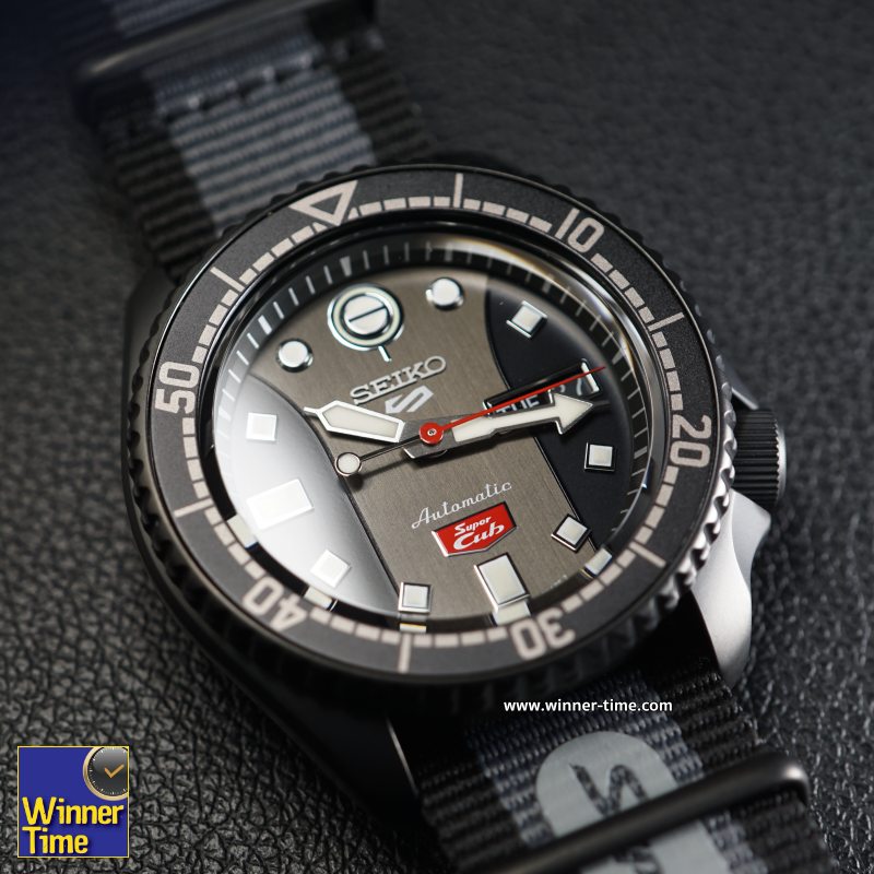 นาฬิกาSEIKO New 5 Sport Honda Super Cub Limited Edition 5,000 PCS. รุ่น SRPJ75K1,SRPJ75K,SRPJ75